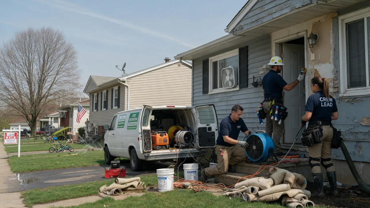 Flood Cleanup in Saxon, WI near me