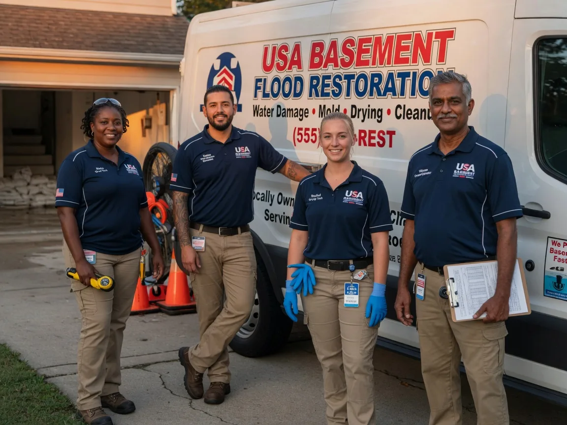 Basement Flood Cleanup company in Saxon, WI