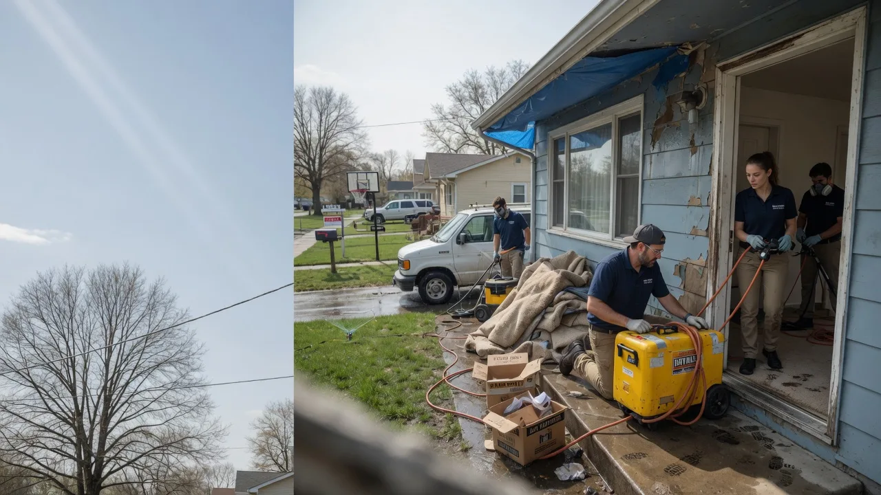 Basement Flood Cleanup in Saxon, WI near me